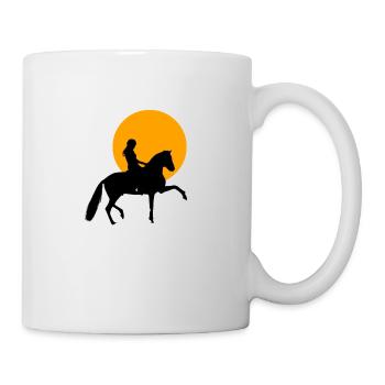 Cheval - Mug blanc - blanc - Droite