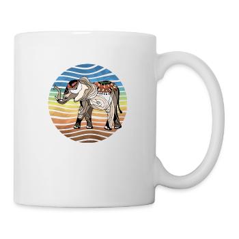 Elefant - Tasse - Weiß - Rechts
