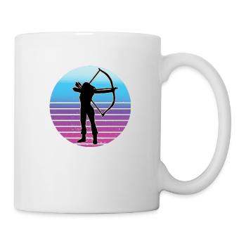 Tir à l’arc Archer Target Sport - Mug blanc - blanc - Droite