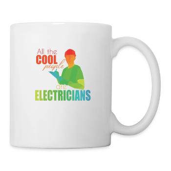 Elektriker - Tasse - Weiß - Rechts