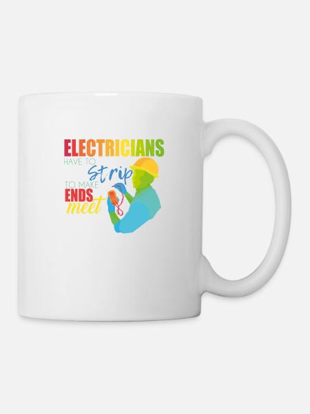 Elektriker - Tasse - Weiß