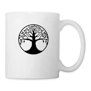 arbre de vie - Mug blanc - blanc - Droite