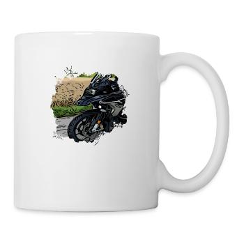 Vélo d’aventure - Mug blanc - blanc - Droite