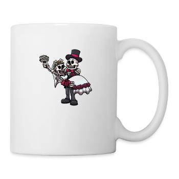 Married Skeletons - Mug - white - Right