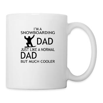 Snowboard Snowboarder - Mug blanc - blanc - Droite