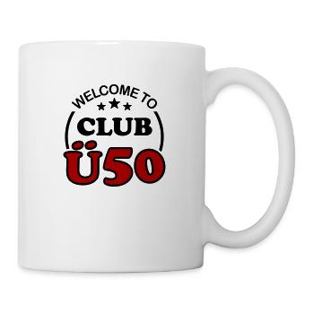 51st birthday 50th club over 50 Funny saying over 50 - Mug - white - Right