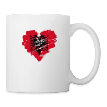 Albanien - Tasse - Weiß - Rechts