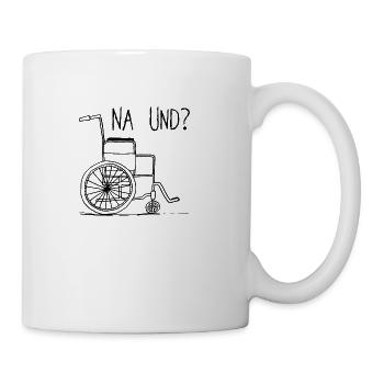 Rollstuhl - Tasse - Weiß - Rechts