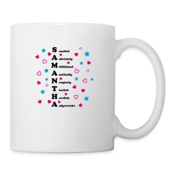 Samantha - Tasse - Weiß - Rechts
