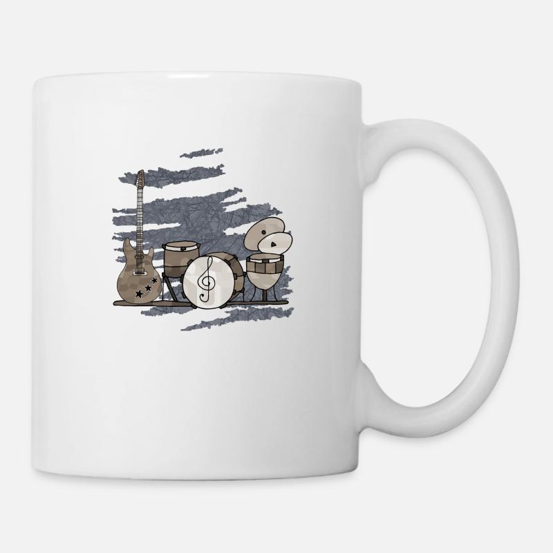 Instruments de musique - Mug blanc - blanc