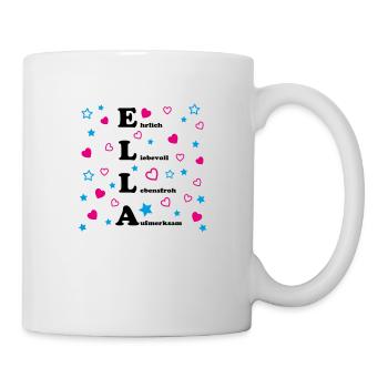 Ella - Tasse - Weiß - Rechts