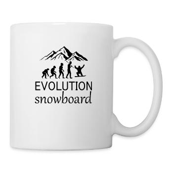 Snowboard Snowboarder - Tasse - Weiß - Rechts