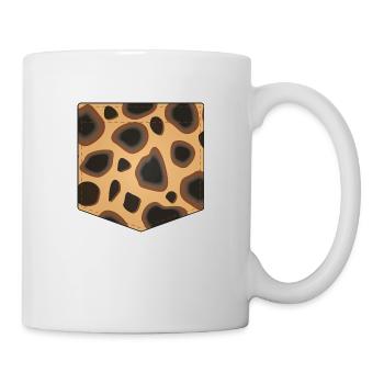 Geopard-Tasche - Tasse - Weiß - Rechts