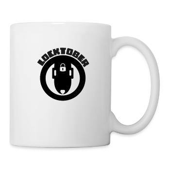 Attractive upper design - Mug - white - Right