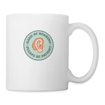 Malentendant s’il vous plaît soyez patient Sourd - Mug blanc - blanc - Droite