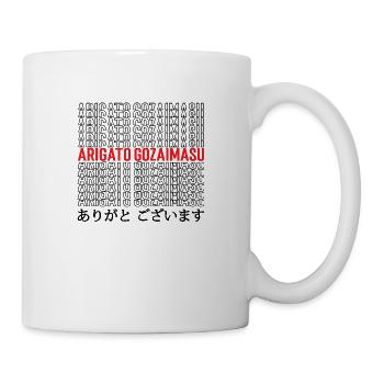 Arigato gozaimasu - Mug blanc - blanc - Droite