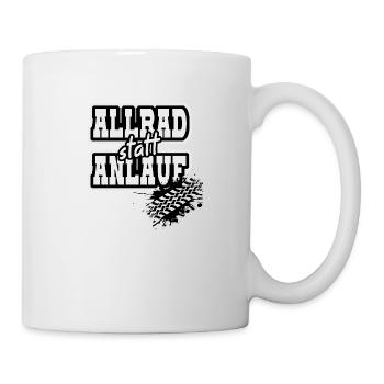 allrad statt anlauf - Tasse - Weiß - Rechts