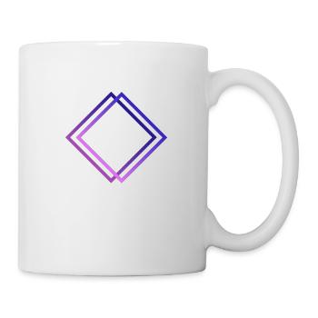 Logo lila ohne Text - Tasse - Weiß - Rechts