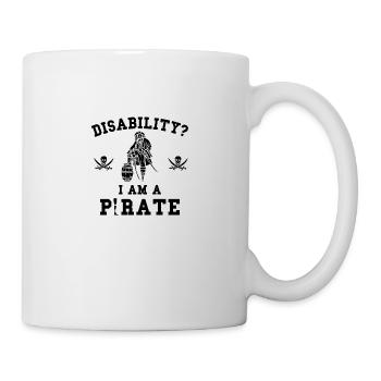 Disability Pirate - Disability Awareness Day - Mug - white - Right