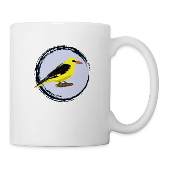 Pirol / Eurasian Golden Oriole II - Tasse - Weiß - Rechts