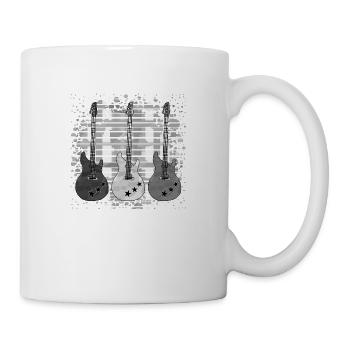 Gitarren - Tasse - Weiß - Rechts