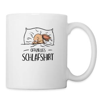 Offizielles Schlafshirt Kaninchen - Tasse - Weiß - Rechts
