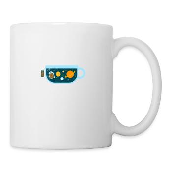 Galaxie Tee Sonnensystem Weltraum Liebhaber Gift - Tasse - Weiß - Rechts