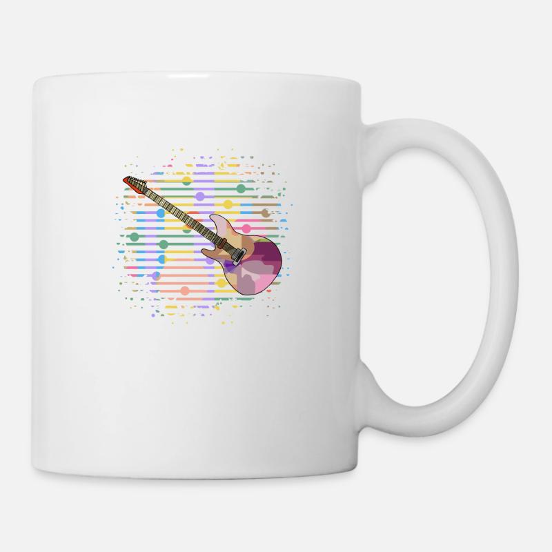 Guitare - Mug blanc - blanc