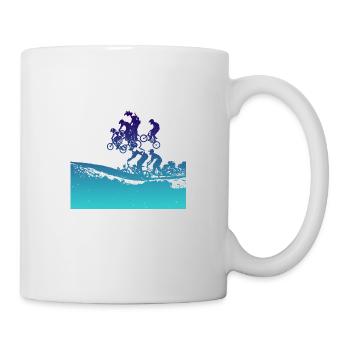 bmx - Mug blanc - blanc - Droite
