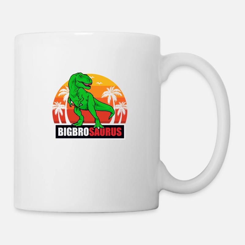 Big Bro Saurus - Tasse - Weiß