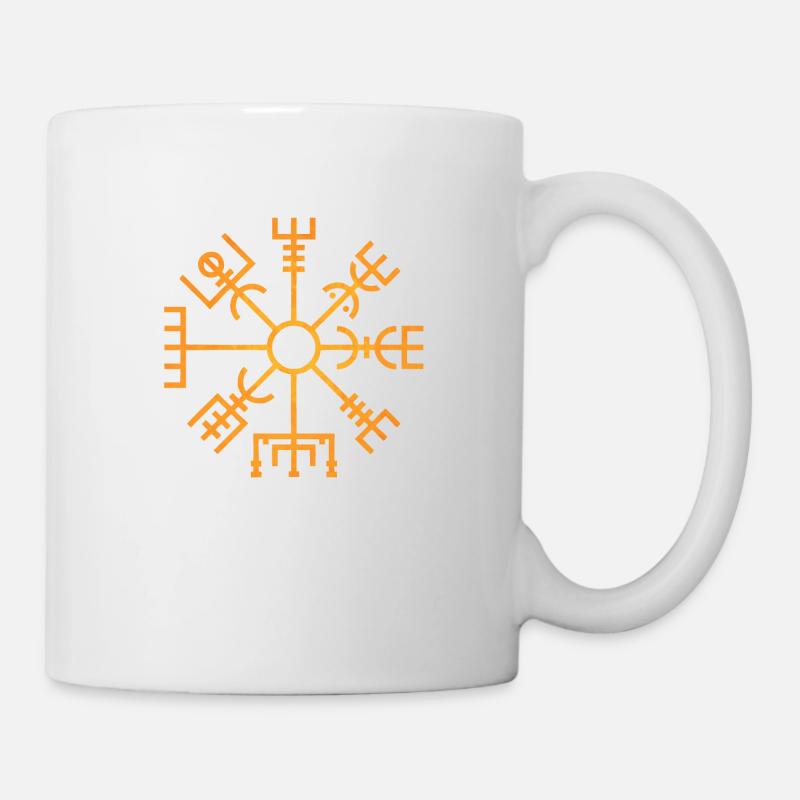 Wikinger Symbole - Tasse - Weiß