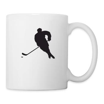 Eishockey - Tasse - Weiß - Rechts