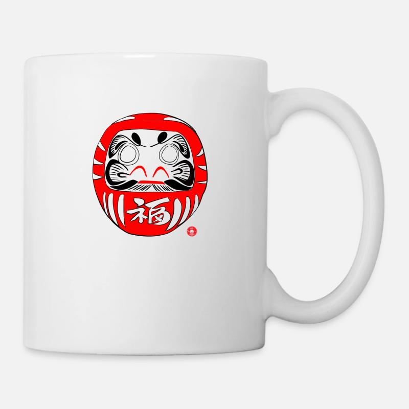 Daruma - Mug blanc - blanc