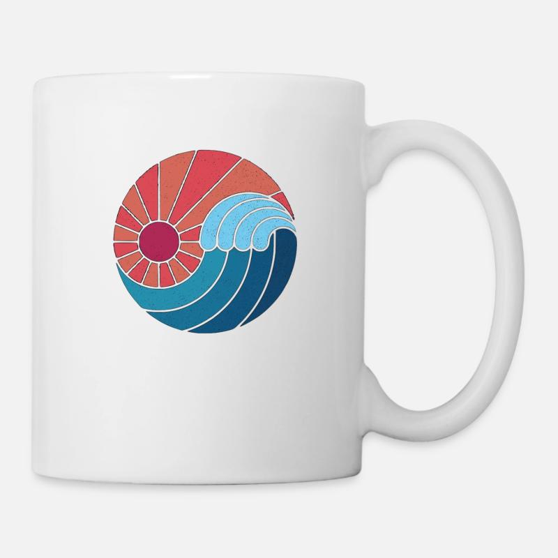 Vague - Mug blanc - blanc