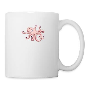 Entspannt achtarmig einen reinorgeln Wein - Tasse - Weiß - Rechts