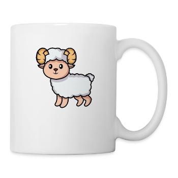 Sternzeichen Widder - Tasse - Weiß - Rechts