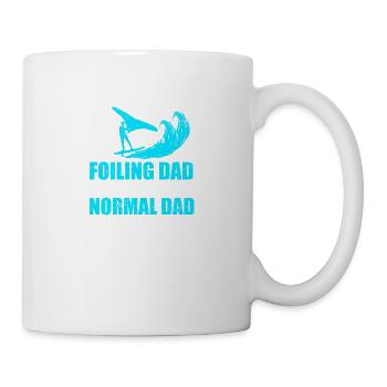 Surfer I'm a Foiling Dad Just like a normal dad - Mug - white - Right