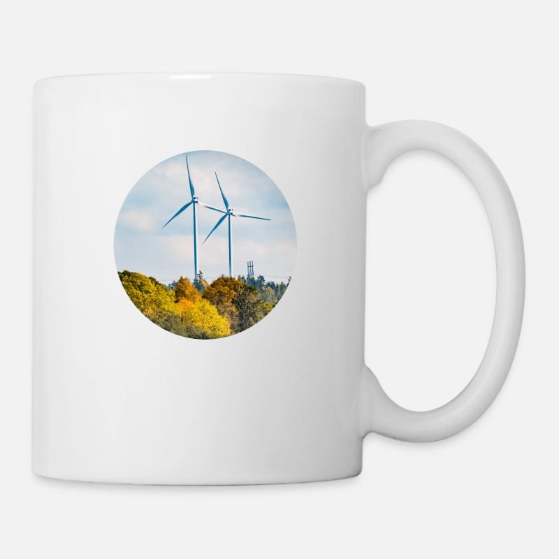 Windenergie - Tasse - Weiß