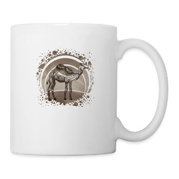 Kamel - Tasse - Weiß - Rechts