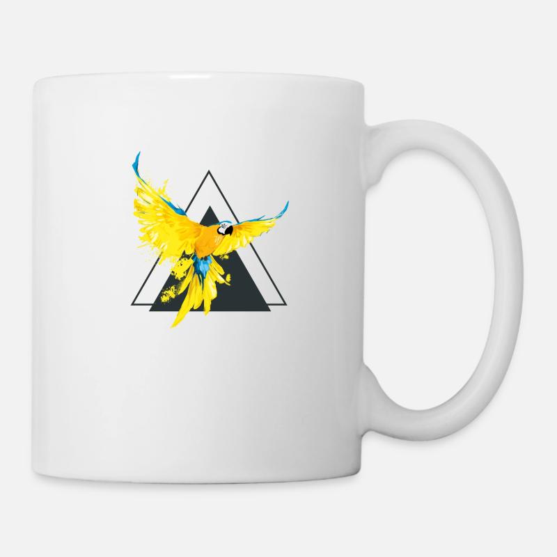 Yellow parrot - Mug - white