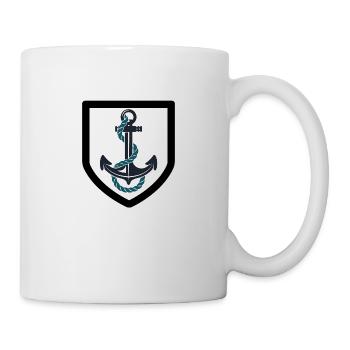 Marine française emblème marine pour marin mer - Mug blanc - blanc - Droite