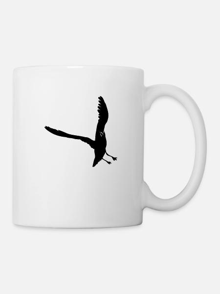 Seagull Silhouette - Mug - white