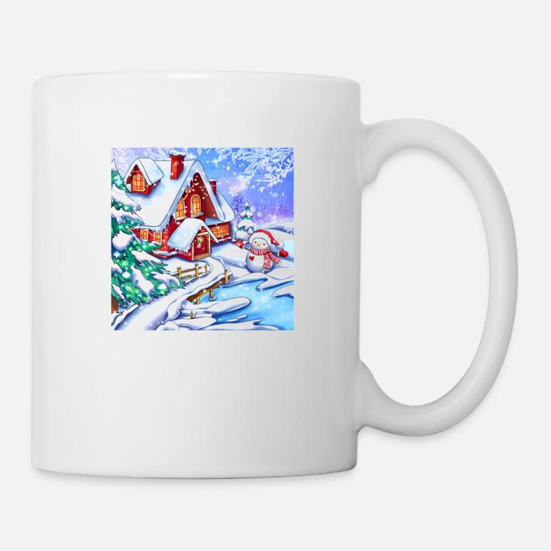 Winterlandschaft - Tasse - Weiß