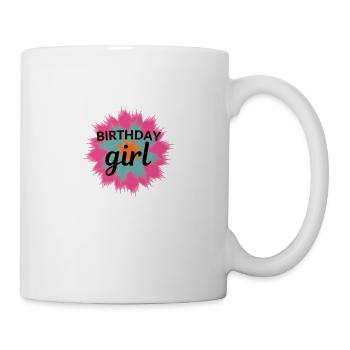 Birthday Girl tie dye - Mug - white - Right