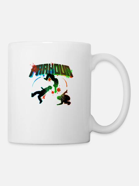 Parkour Freerunner Traceur Le Parcourshirt - Mug blanc - blanc