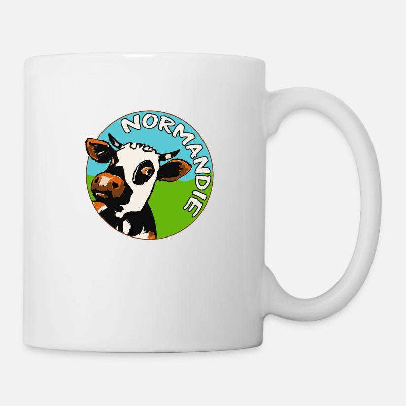 Vache Normande - Mug blanc - blanc