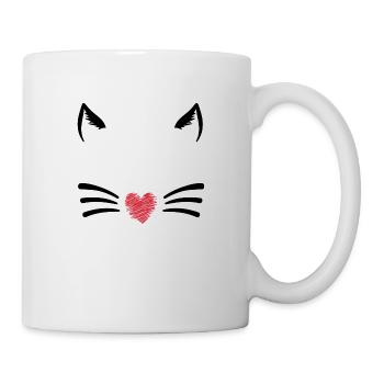 Chats Chat Mère Chat Chat Miaou Miaou Miaou - Mug blanc - blanc - Droite