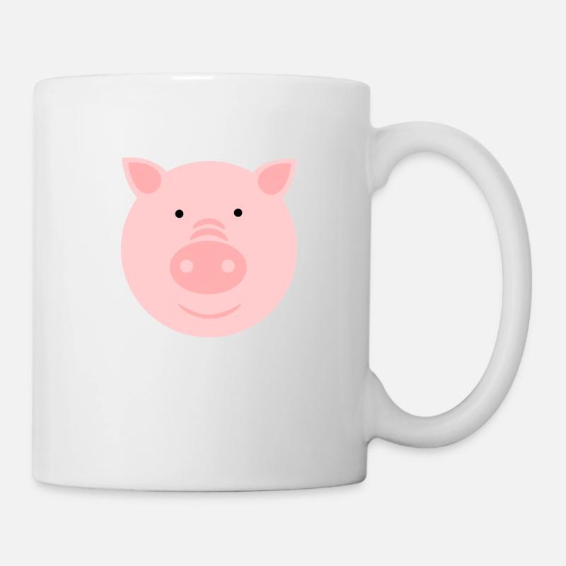 Peter das Schwein - Tasse - Weiß