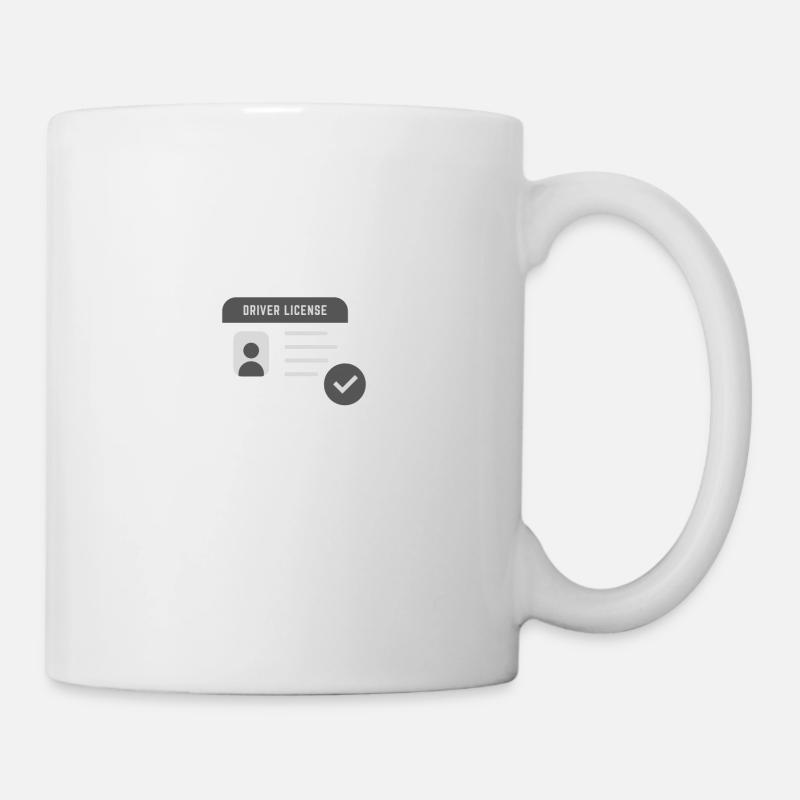 je peux pas j'ai permis - Mug blanc - blanc