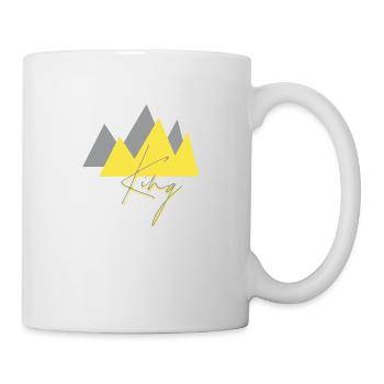 Mountains Minimalist Ultimate Gray Illuminating - Mug - white - Right